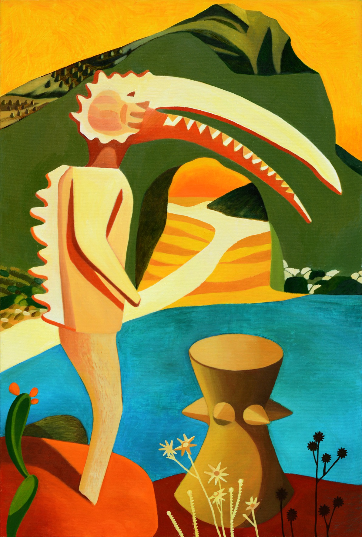 Matala, oil on canvas, 60x50 cm