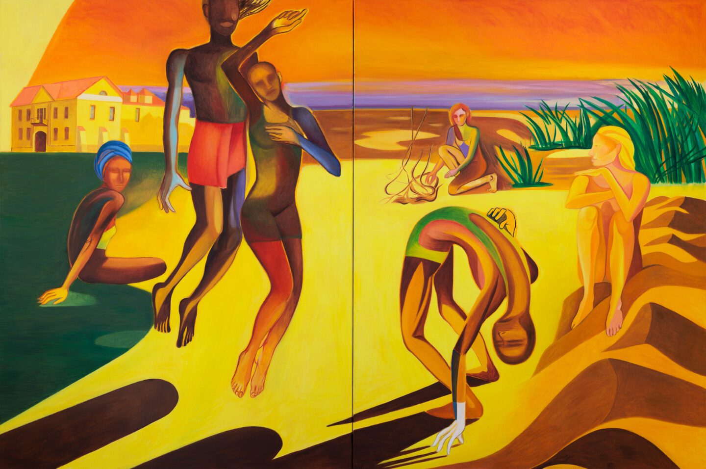 Pustynia Błędowska, oil on canvas, 200 x 300 cm